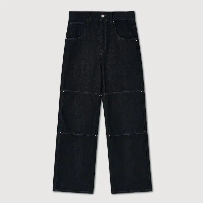 [BUNJANG] Label Archive Anwar Paneled Jeans - Indigo / 라벨아카이브 Anwar paneled jeans indigo