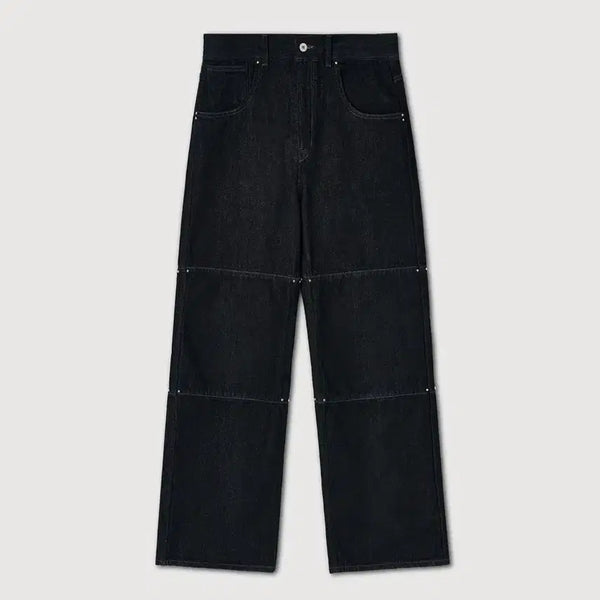 [BUNJANG] Label Archive Anwar Paneled Jeans - Indigo / 라벨아카이브 Anwar paneled jeans indigo