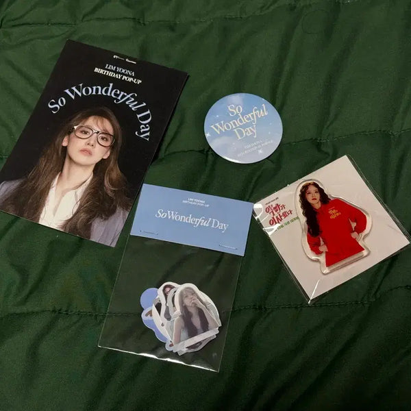 [BUNJANG] Im Yoona Birthday Pop-Up 'So Wonderful Day' Goods Bundle Set / 임윤아 생일 팝업 So Wonderful Day 굿즈