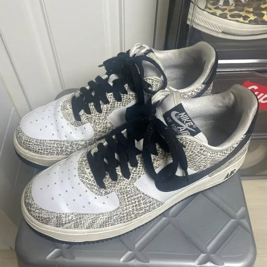 [BUNJANG] Nike Air Force 1 Cocoa Snake / 나이키 에어포스 코코아 스네이크 뱀피