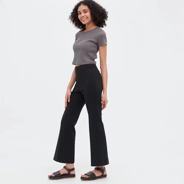 [BUNJANG] Uniqlo Easy Flare Pants Semi Bootcut Slacks / 유니클로 이지 플레어팬츠 세미 부츠컷 슬랙스 바지