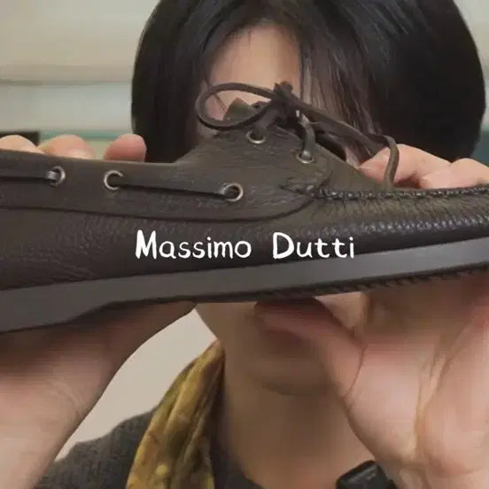 [BUNJANG] Massimo Dutti Leather Boat Shoes / 마이라이브러리 마시모두띠 가죽 보트 슈즈 275