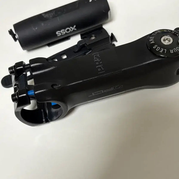 [BUNJANG] Shimano PLT Stem + XOSS Headlight + Engine11 Top Cap Set / 시마노 PLT 스템 + XOSS 전조등 + 엔진11 탑캡 판매합니다
