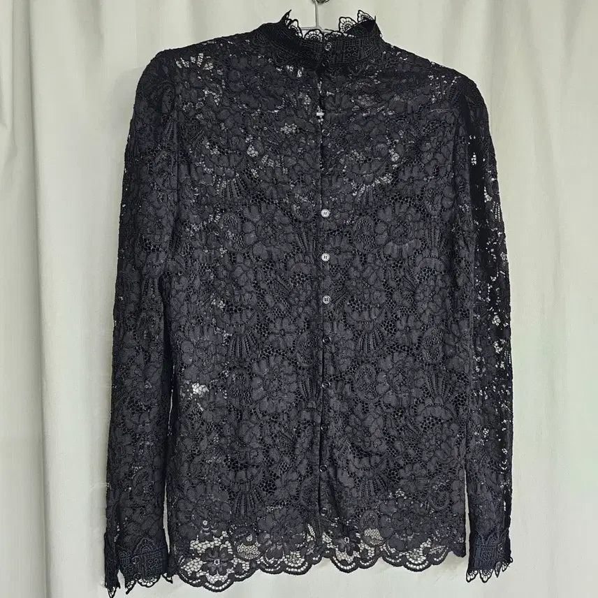 [BUNJANG] Berenice Lace Blouse with Inner Camisole Set / 55[베르니니스] 정품 레이스 블라우스 + 이너 나시 세트