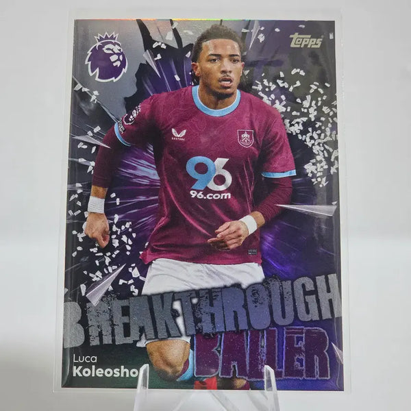 [BUNJANG] Topps Premier League Luca Koleosho Breakthrough Ballers (Burnley) Trading Card / 탑스 프리미어리그 루카 콜레오쇼 브레이크스루 볼러 (번리)