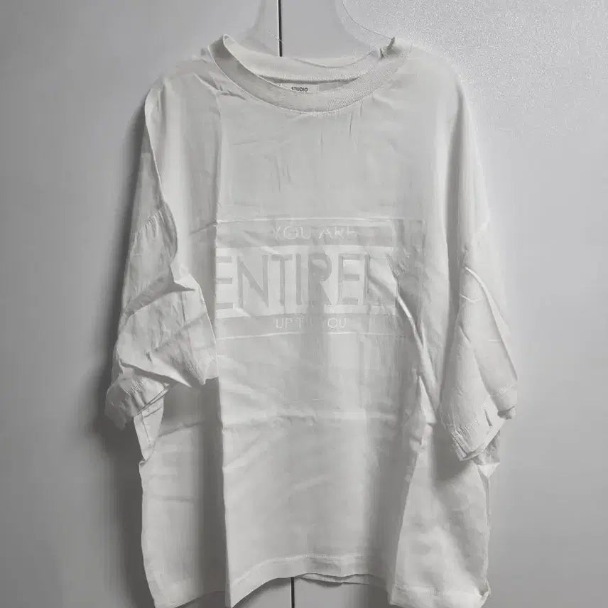 [BUNJANG] Studio Tomboy Rayon U-Neck Oversized Chiffon See-Through T-Shirt / 스튜디오 톰보이 레이온 U넥 오버핏 쉬폰 시스루 티셔츠