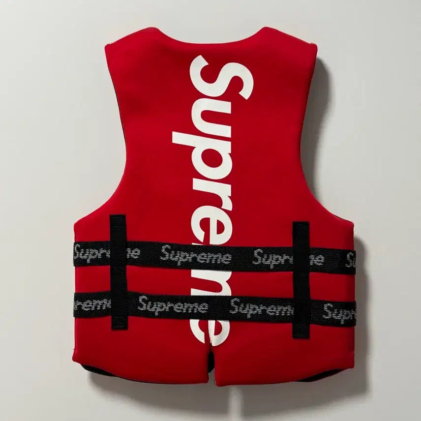 [BUNJANG] Supreme x O'Brien Life Vest Red 18SS / 슈프림 X 오브라이언 라이프 베스트 레드 18SS