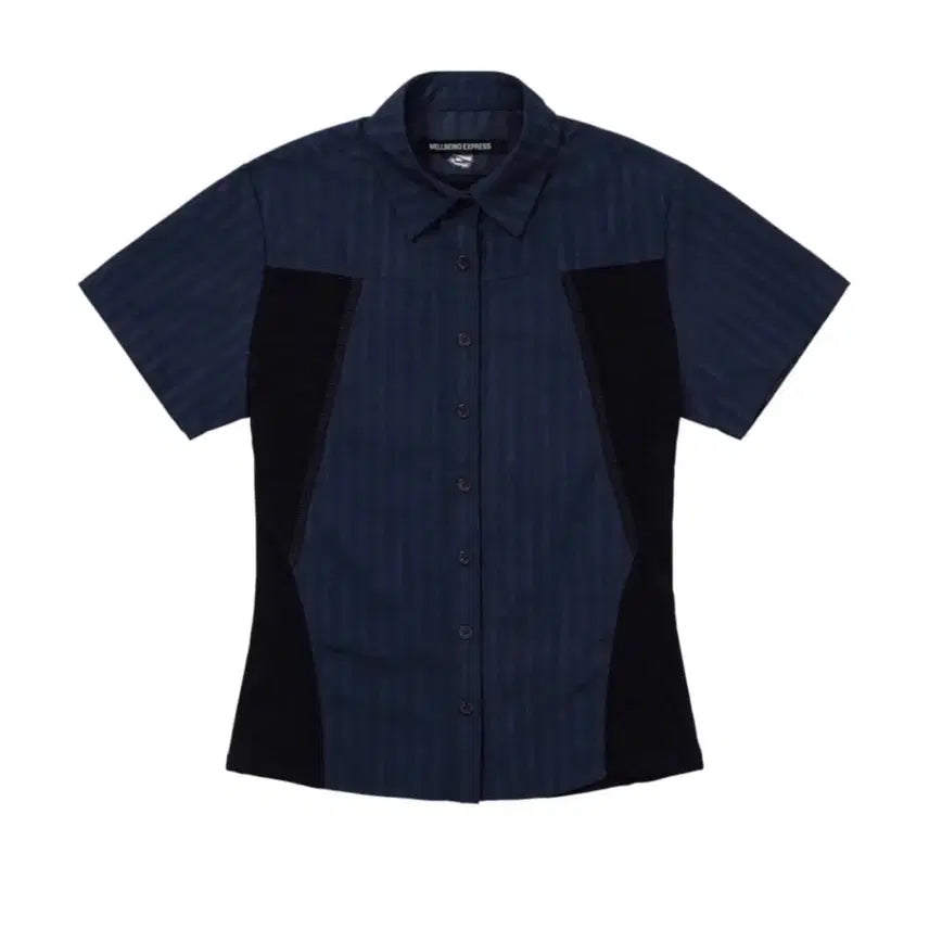 [BUNJANG] Wellbeing Express Half Sleeve Hiking Shirt Navy / 웰빙익스프레스 Half Sleeve Hiking Shirt Navy
