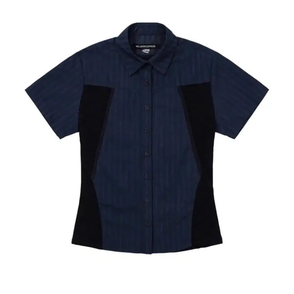 [BUNJANG] Wellbeing Express Half Sleeve Hiking Shirt Navy / 웰빙익스프레스 Half Sleeve Hiking Shirt Navy