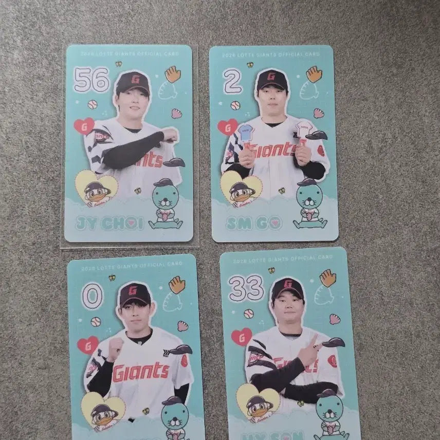 [BUNJANG] Lotte Giants Bonobono Photocard / 롯데 자이언츠 보노보노 포카
