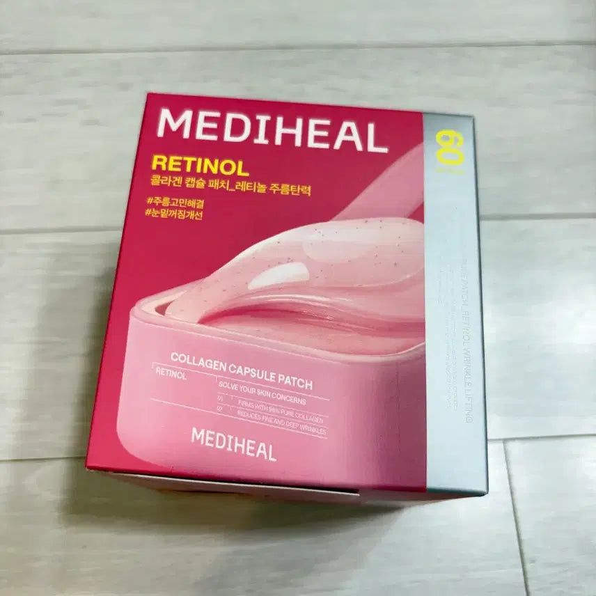 [BUNJANG] Mediheal Retinol Collagen Capsule Patch (Sealed) / (미개봉) 메디힐 레티놀 콜라겐 캡슐 패치 60개입