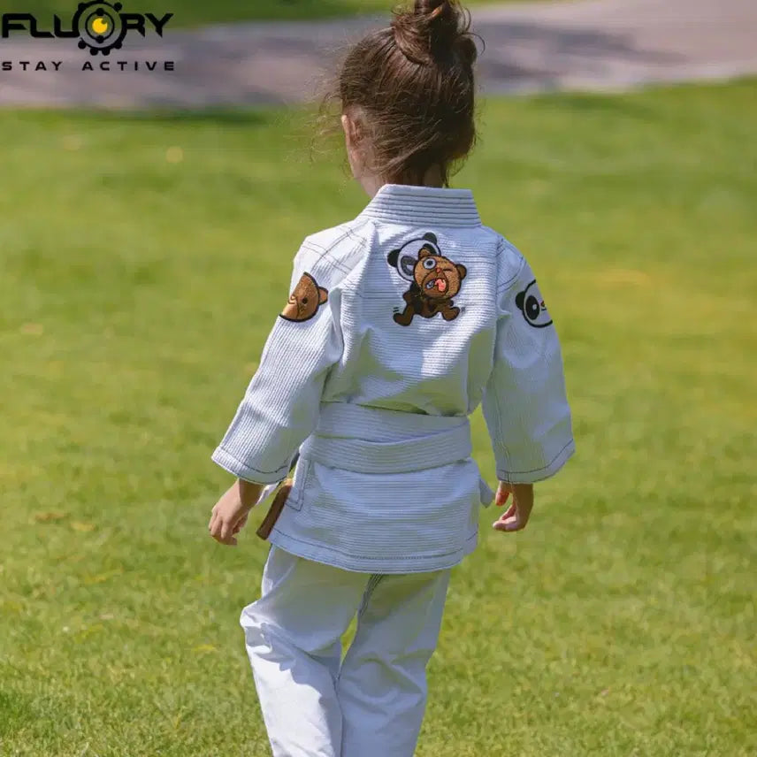 [BUNJANG] Fluory Bear Kids Jiu Jitsu Gi M2 / [새상품] Fluory 베어 키즈 주짓수 도복 M2