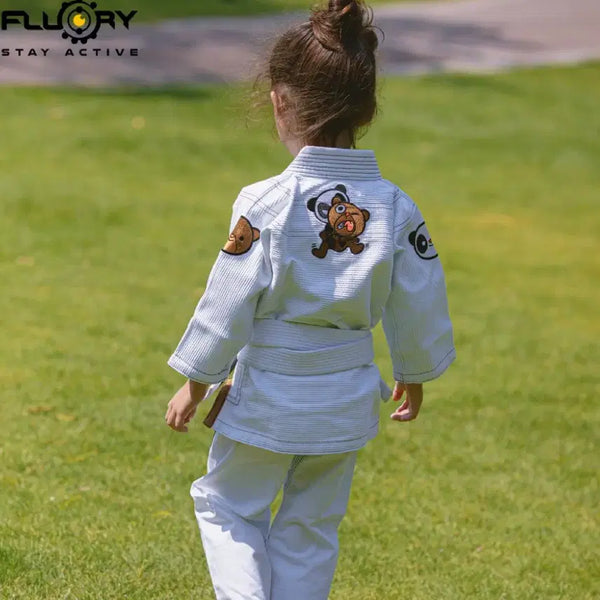 [BUNJANG] Fluory Bear Kids Jiu Jitsu Gi M2 / [새상품] Fluory 베어 키즈 주짓수 도복 M2