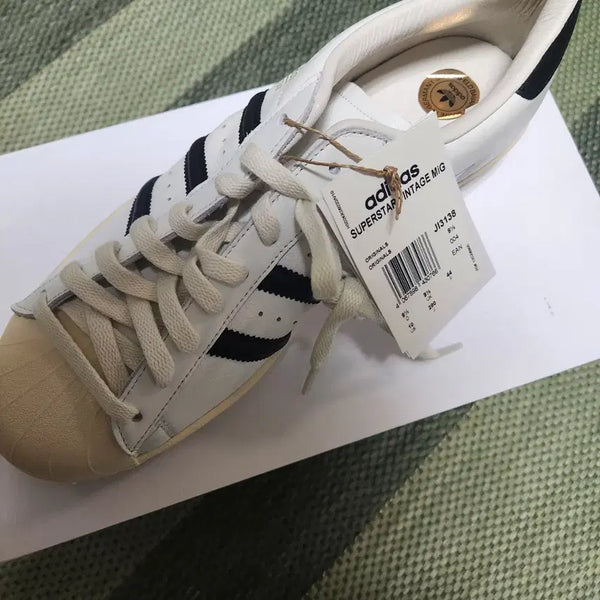 [BUNJANG] Adidas Superstar Vintage MIG White 280 / 아디다스 슈퍼스타 빈티지 MIG 화이트 280