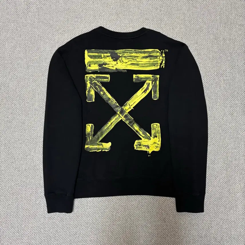 [BUNJANG] Off-White Acrylic Sweatshirt 2XL / [2XL Size] 오프화이트 아크릴 맨투맨