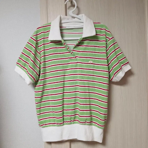 [BUNJANG] Ssum.J Terry Collar T-Shirt / 썸제이 ssumj 태리소재 카라티