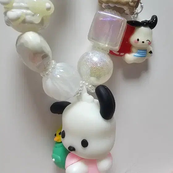 [BUNJANG] Sanrio Pochacco Worm Keychain / 산리오 포차코 지렁이 키링