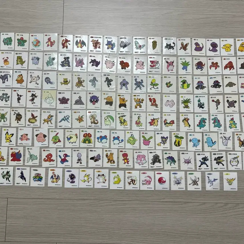 [BUNJANG] Pokemon Stickers Bundle / 포켓몬 띠부실 팔아요
