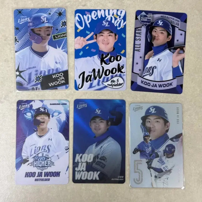 [BUNJANG] Koo Ja-wook Bundle Photocard Set / 구자욱 포토카드 일괄 판매합니다