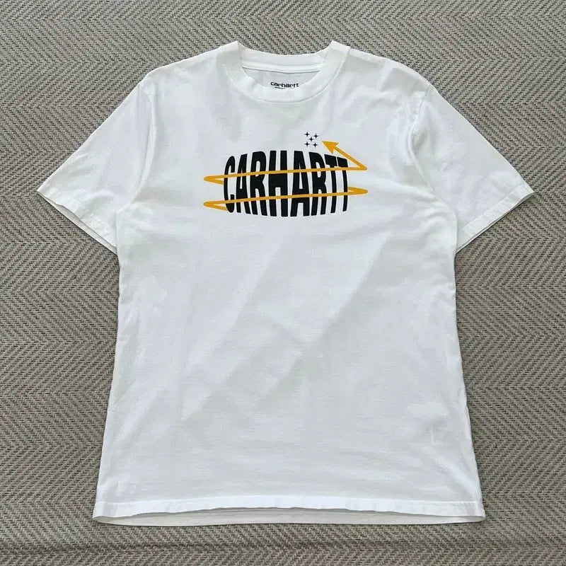 [BUNJANG] Carhartt Printed Short Sleeve T-Shirt / 칼하트 프린팅 반팔티 r4162