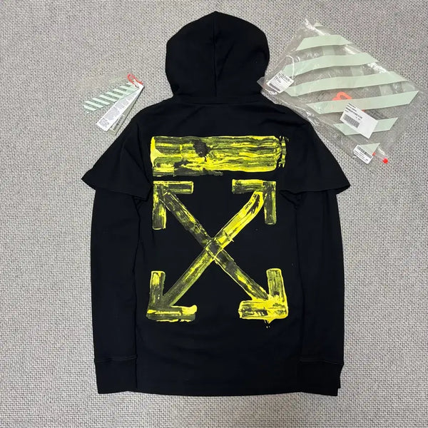 [BUNJANG] Off-White Acrylic Hoodie XXS / [XXS Size] 오프화이트 아크릴 후드티