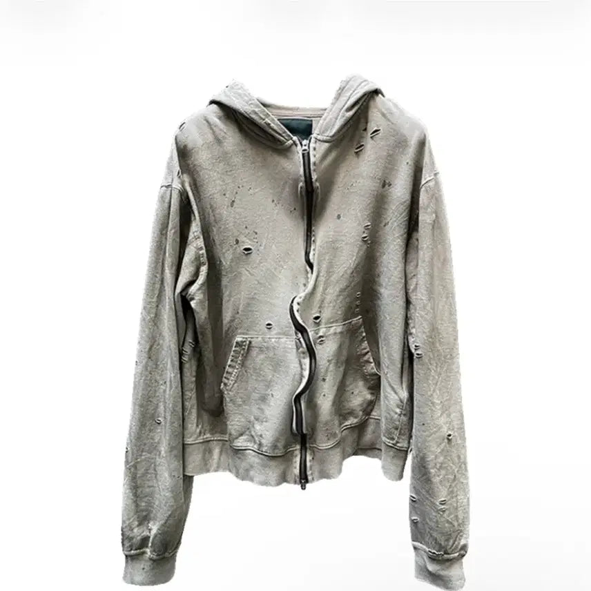 [BUNJANG] Under Armour Vintage Waving Slim Fit Hoodie Zip-up / 언더아미아 빈티지 웨이빙 슬림핏 후드집업