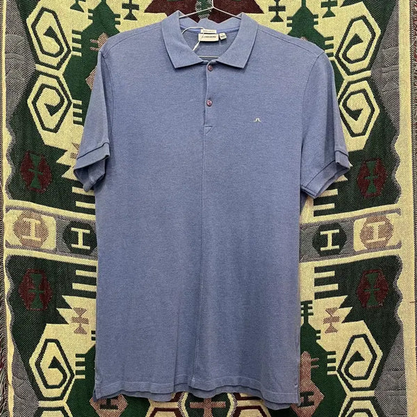 [BUNJANG] J.LINDEBERG Logo Short Sleeve Polo Shirt M/95 / 제이린드버그 로고 반팔 카라티 M/95