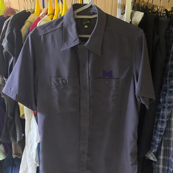 [BUNJANG] Needles Nepenthes Cowboy Shirt Dark Purple / 니들스 네펜데스 카우보이 셔츠 S 다크퍼플