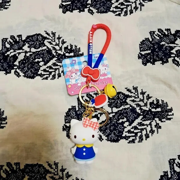 [BUNJANG] Sanrio Hello Kitty Keychain Figure Doll / 산리오 헬로키티 키링 열쇠고리 피규어 인형 키티