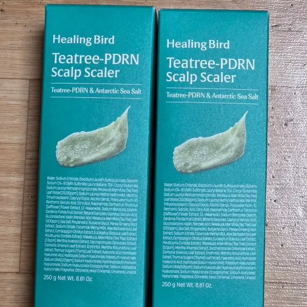 [BUNJANG] Healing Bird Tea Tree PDRN Scalp Scaler 250g (Sealed) / (미개봉)힐링버드 티트리 PDRN 두피 스케일러 250g