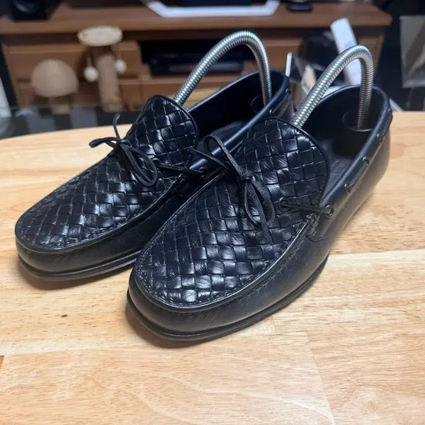 [BUNJANG] Bottega Veneta Black Loafers Size 250-255 / 보테가 보태가 로퍼 구두 검정 250 255 사이즈 판매합니다