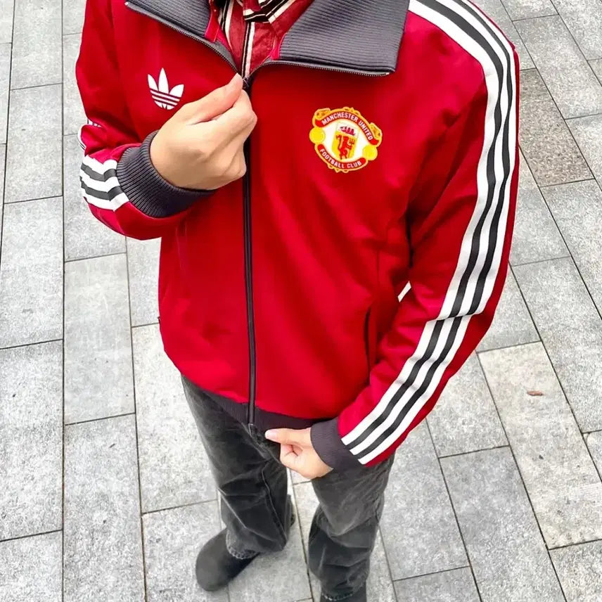 [BUNJANG] Adidas Manchester United Track Top Jersey / 아디다스 맨체스터 유나이티드 트랙탑 져지