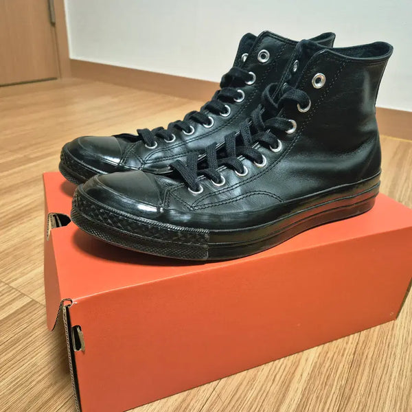 [BUNJANG] Converse Chuck 70 Leather Black A15169C / 컨버스 척 70 레더 블랙 A15169C