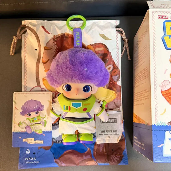[BUNJANG] Pop Mart Dimoo World x Pixar Series Plush Keychain Secret (Buzz) / [정품]팝마트 디무 월드 x 픽사 시리즈 인형 키링 시크릿(버즈)외형 S+급 새상품