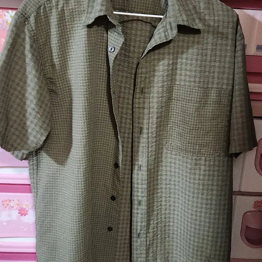 [BUNJANG] JW Anderson x Uniqlo Checked Short-Sleeve Shirt / JW앤더슨 유니클로 체크 반팔 셔츠 좀크게나온듯세탁완료
