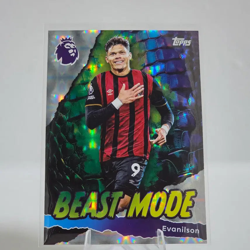 [BUNJANG] Tops Premier League "Beast Mode" Evanilson (Bournemouth) Card / 탑스 프리미어리그 에바니우송 비스트 모드 (본머스)