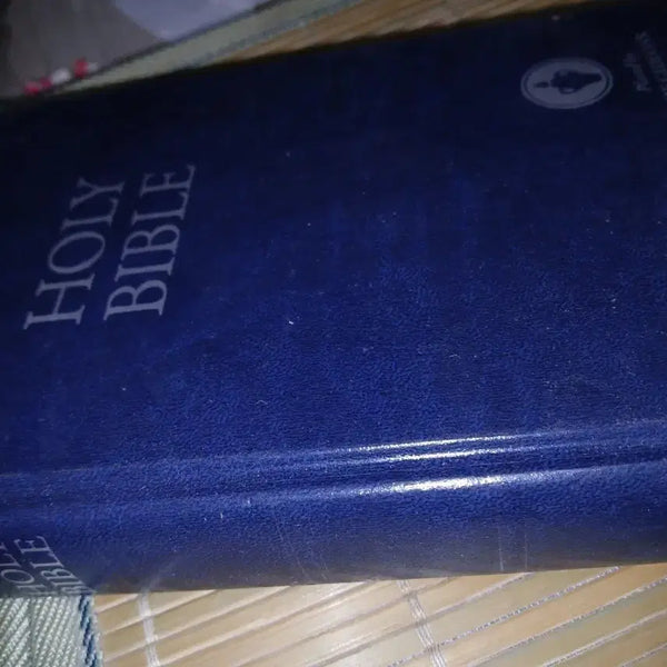 [BUNJANG] Catholic Holy Bible Blue Leather Edition / 천주교 성경 파란색 가죽 성경