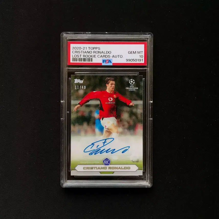 [BUNJANG] Handmade High-Quality Reprint Rookie Manchester United Ronaldo Card / 수제 고품질 리프린팅 루키 맨유 호날두 카드