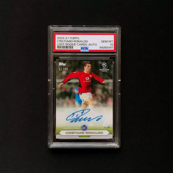 [BUNJANG] Handmade High-Quality Reprint Rookie Manchester United Ronaldo Card / 수제 고품질 리프린팅 루키 맨유 호날두 카드