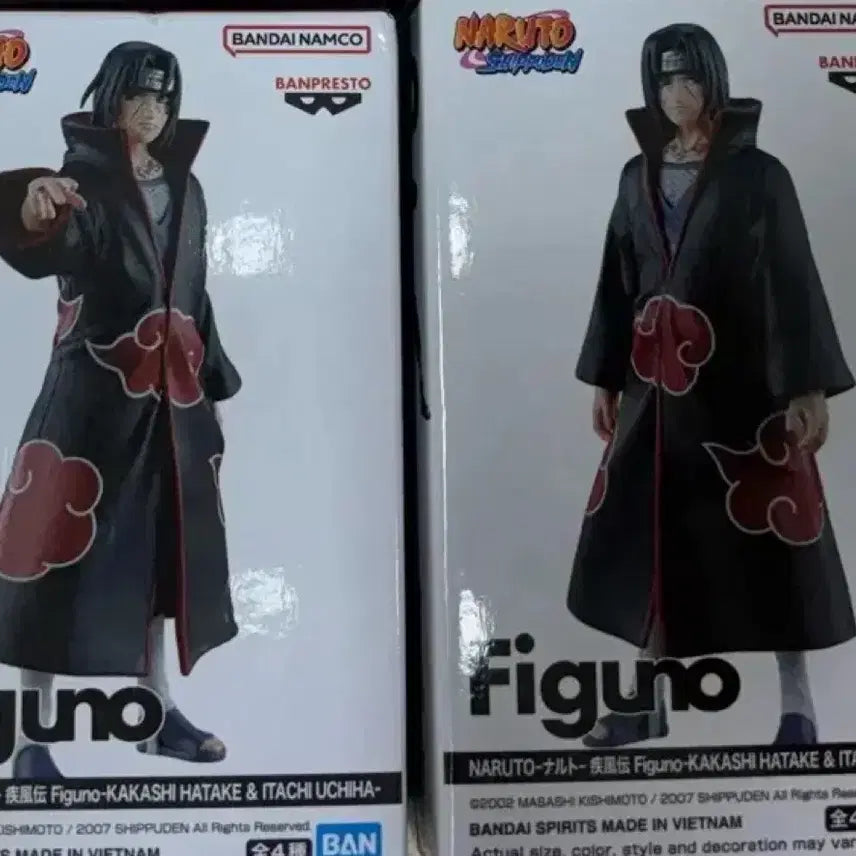 [BUNJANG] Figzero Naruto Itachi C & D Bundle Set Figures (Sealed) / (미개봉) 피그노 나루토 이타치 C, D 일괄 피규어
