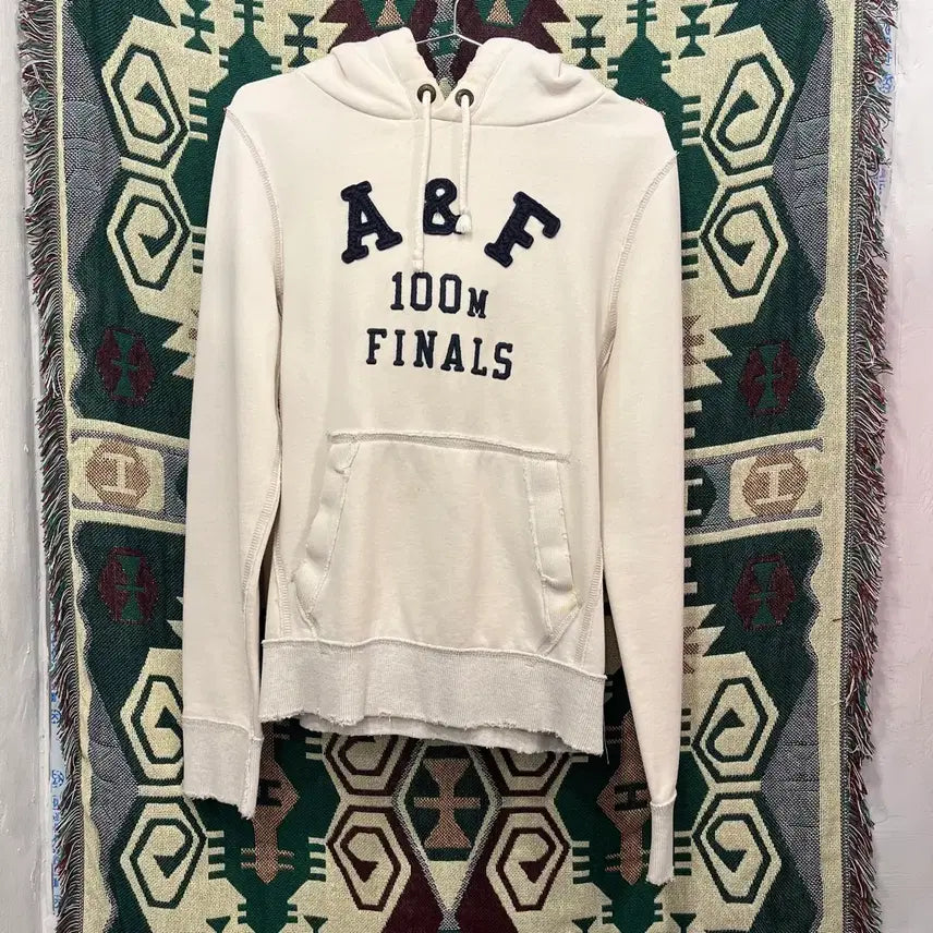 [BUNJANG] Abercrombie & Fitch Big Logo Hoodie Size S / 아베크롬비 빅로고 후드티 S/90