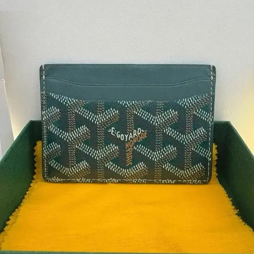 [BUNJANG] Goyard Saint-Pierre Card Holder Green / [OS] 고야드 생쉴피스 카드지갑 그린