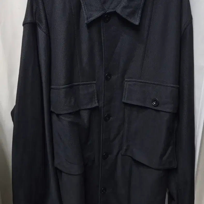[BUNJANG] Black Shirt Jacket / 블랙 셔츠 자켓