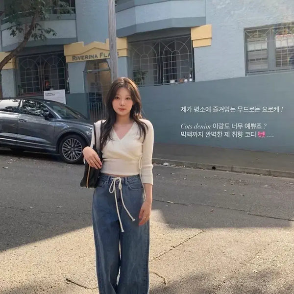 [BUNJANG] Cots Denim High-Waisted Jeans / Verni 베르니 코츠 데님 cots denim