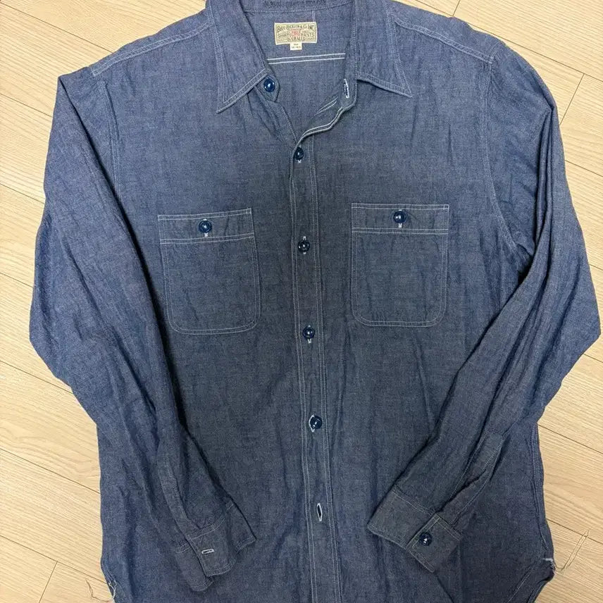[BUNJANG] Buzz Rickson Chambray Shirt / 버즈릭슨 샴브레이 셔츠 새상품급