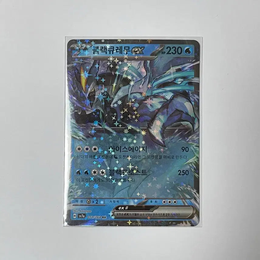 [BUNJANG] Pokemon Card Black Kyurem-EX RR / 포켓몬카드 블랙큐레무ex RR
