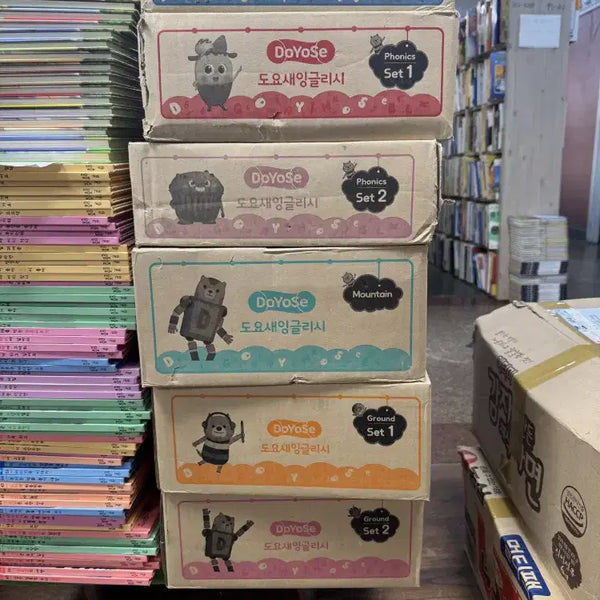 [BUNJANG] Doyose English Doyose Story Book Set / 도요새 잉글리쉬 Doyose story book 교원 6박스 세트 어린이영어 중고책