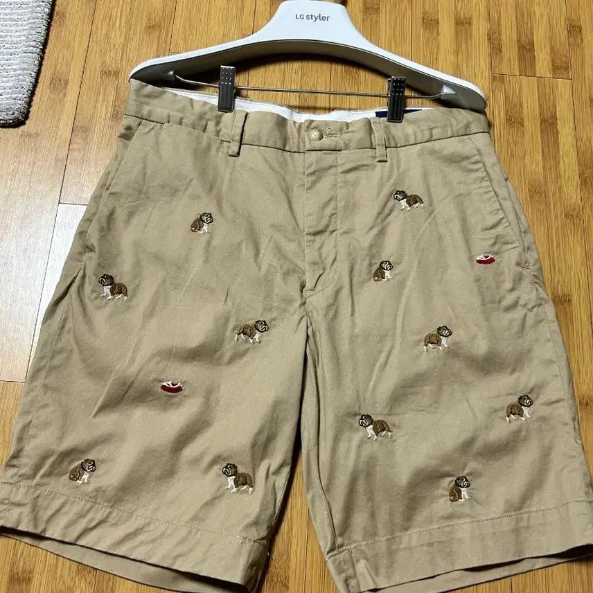 [BUNJANG] Polo Ralph Lauren Bulldog Embroidered Shorts (31-inch) / 폴로 랄프로렌 불독 반바지 31인치