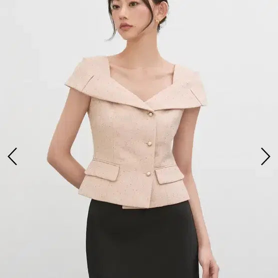 [BUNJANG] Jisudawm Elodie Tweed Jacket / [상태최상] 지수다움 엘로디 트위드 자켓