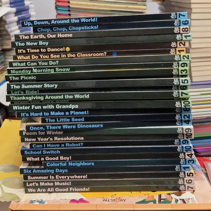 [BUNJANG] Ttentun English Pre-school 28-Book Set / 튼튼영어 프리스쿨 튼튼영어 28권 세트 어린이영어 중고책